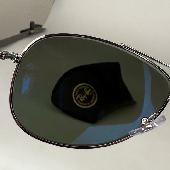 Ray-Ban Sunglasses RB 3293 004/9A Silver Polarized Aviator Pilot New + Case - Picture 6 of 13